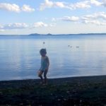 meer van Bolsena met kinderen