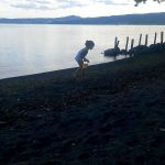 meer van bolsena met kinderen